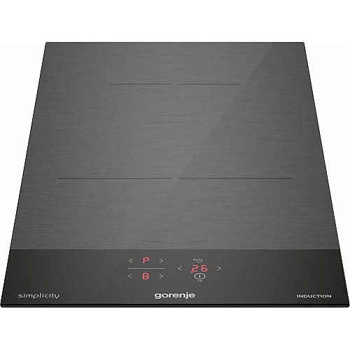 Варочная поверхность Gorenje индукционная, 30см, Домино, PowerBoost, сочетание конфорок, черный