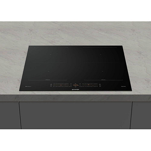 Варочная поверхность Gorenje индукционная, 60см, PowerBoost, TouchControl, Wi-Fi, увеличенная площадь приготовления, черный