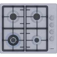 Варильна поверхня Bosch  газова, 60см, чавун, WOK, нерж