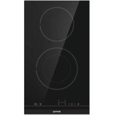 Варильна поверхня Gorenje електрична склокерамічна, 30см, Доміно, чорний