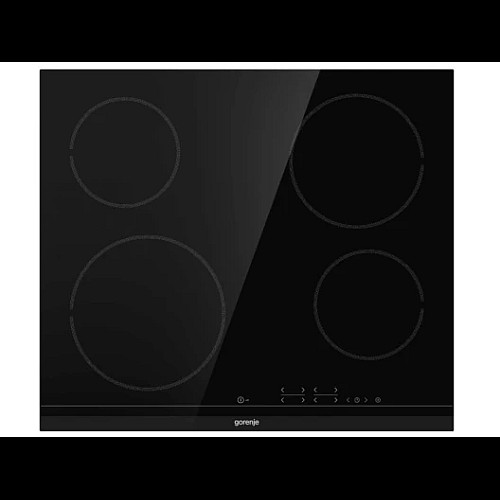 Варильна поверхня Gorenje електрична, 60см, сенсорне упр., чорний
