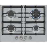 Варильна поверхня Bosch газова, 60см, чавун, WOK, нерж