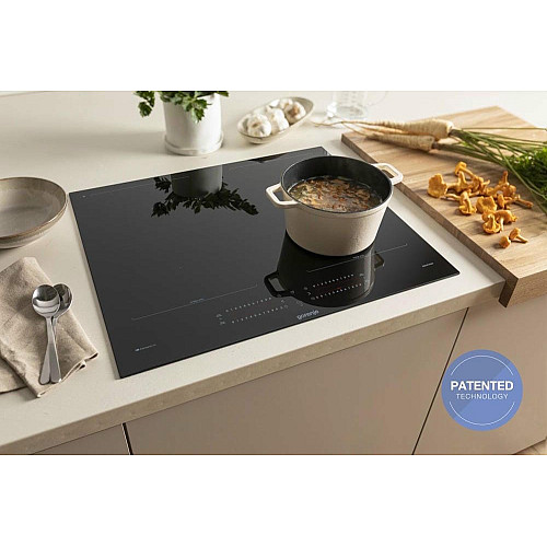 Варочная поверхность Gorenje индукционная, 60см, PowerBoost, TouchControl, Wi-Fi, увеличенная площадь приготовления, черный