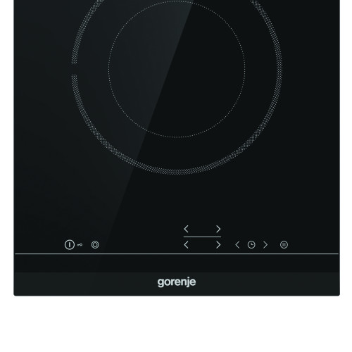 Варильна поверхня Gorenje електрична склокерамічна, 30см, Доміно, чорний