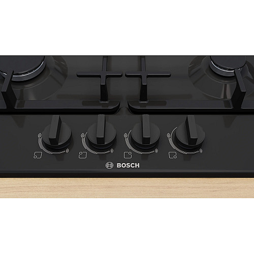 Варильна поверхня Bosch газова, 60см, чавун, чорний