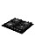 Варочная поверхность Hansa газовая на стекле, 60см, чугун, черный
