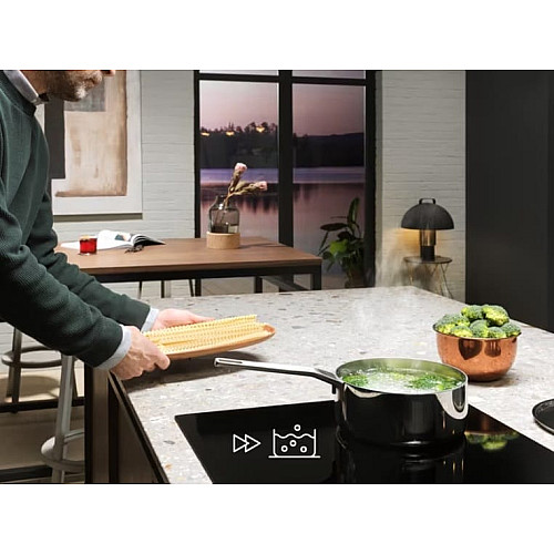 Варильна поверхня Electrolux індукційна, 60см, Hob2Hood, чорний