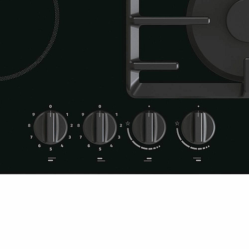 Варочная поверхность Gorenje комбинированная (2 газ + 2 стеклокерам.), 60см, черный