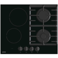 Варильна поверхня Gorenje комбінована (2 газ + 2 склокерам. ), 60см, чорний