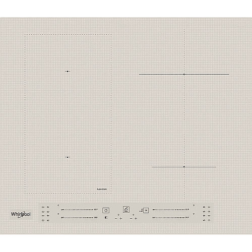 Варильна поверхня Whirlpool індукційна, 60см, розширена зона, бежевий