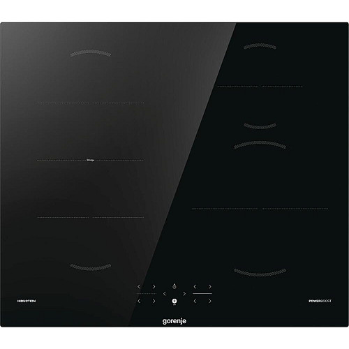 Варочная поверхность Gorenje индукционная, 60см, PowerBoost, TouchControl, сочетание конфорок, черный