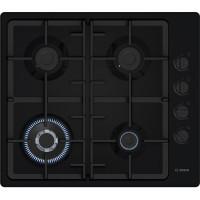 Варильна поверхня Bosch газова, 60см, чавун, WOK,чорний