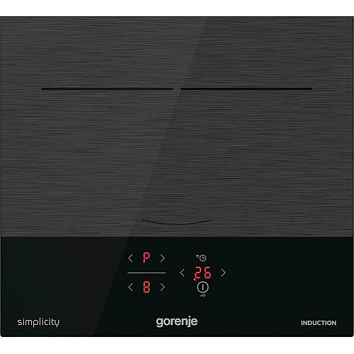 Варочная поверхность Gorenje индукционная, 30см, Домино, PowerBoost, сочетание конфорок, черный