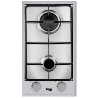Варильна поверхня Beko газова, 30см, Доміно, нерж