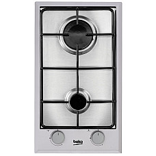 Варильна поверхня Beko газова, 30см, Доміно, нерж