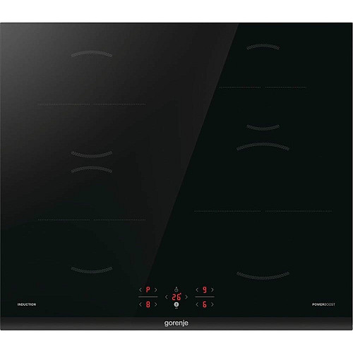 Варильна поверхня Gorenje індукційна, 60см, PowerBoost, TouchControl, чорний