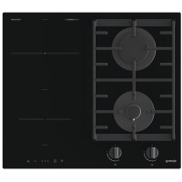 Варильна поверхня Gorenje комбінована (2 газ + 2 інд), 60см, чорний
