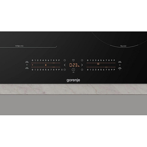 Варочная поверхность Gorenje индукционная, 60см, PowerBoost, SliderTouch, увеличенная площадь приготовления, черный