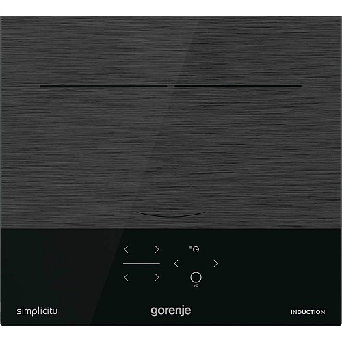Варочная поверхность Gorenje индукционная, 30см, Домино, PowerBoost, сочетание конфорок, черный