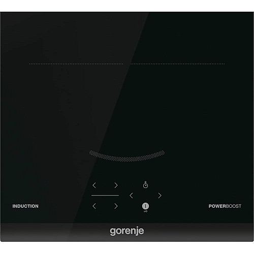 Варильна поверхня Gorenje індукційна, 30см, Доміно, PowerBoost, TouchControl, поєднання конфорок, чорний