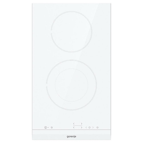 Варильна поверхня Gorenje електрична склокерамічна, 30см, Доміно, білий