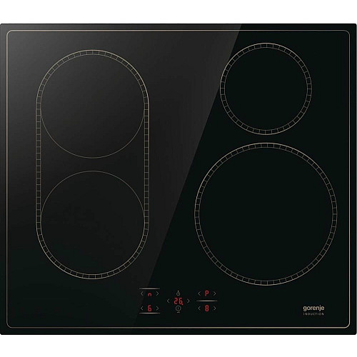 Варочная поверхность Gorenje индукционная, 60см, PowerBoost, TouchControl, сочетание конфорок, черный