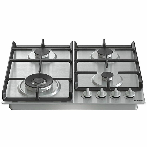 Варильна поверхня Gorenje газова, 60см, чавун, нерж