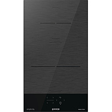 Варильна поверхня Gorenje індукційна, 30см, Доміно, PowerBoost, поєднання конфорок, чорний