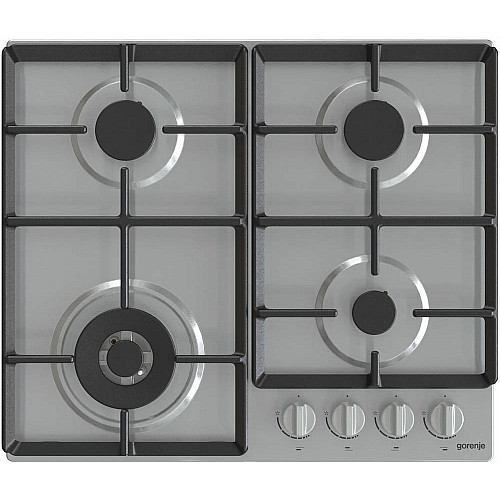 Варильна поверхня Gorenje газова, 60см, чавун, нерж