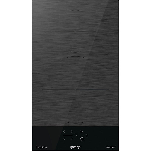 Варочная поверхность Gorenje индукционная, 30см, Домино, PowerBoost, сочетание конфорок, черный