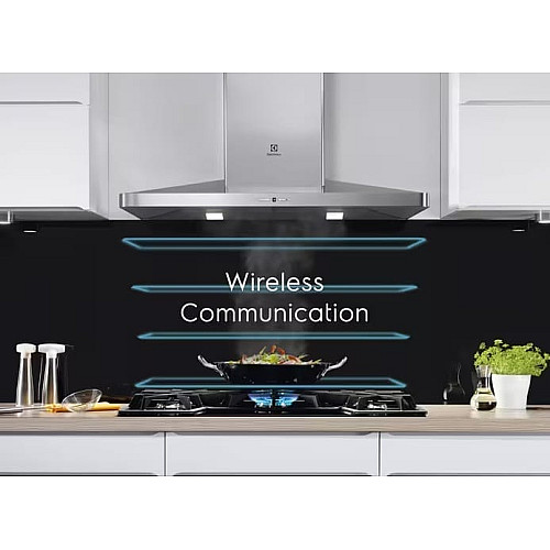 Варочная поверхность Electrolux индукционная, 60см, расширенная зона, Hob2Hood, черный