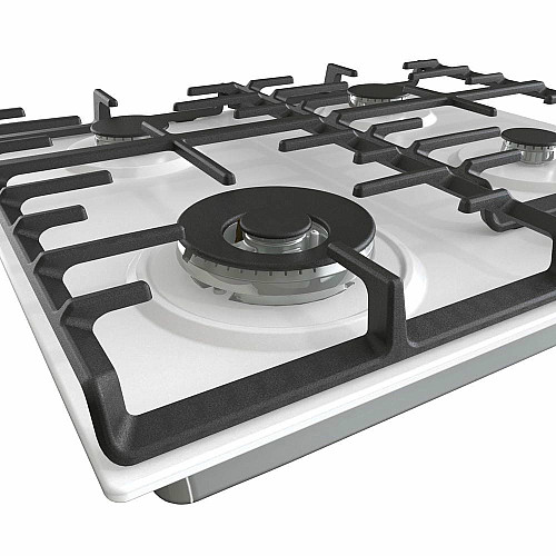 Варильна поверхня Gorenje газова, 60см, чавун, білий