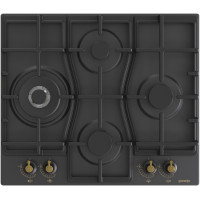 Варильна поверхня Gorenje газова, 60см, чавун, чорний