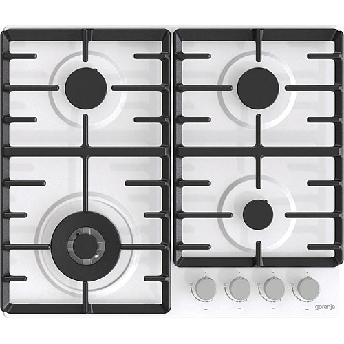 Варильна поверхня Gorenje газова, 60см, чавун, білий