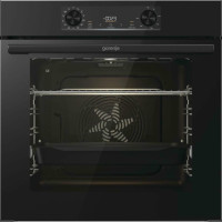 Духовой шкаф Gorenje электрический, 77л, A+, дисплей, IconLed, пиролиз, готов. на разных уровнях, черный
