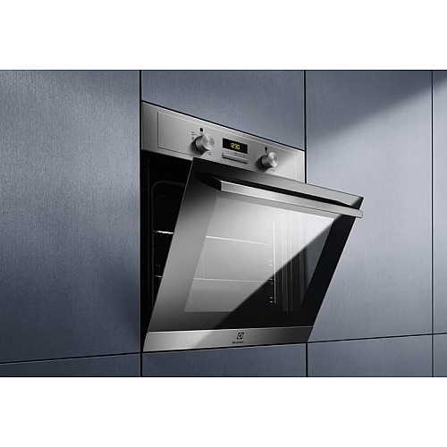 Духова шафа Electrolux електрична, 65л, A, дисплей, конвекція, нерж