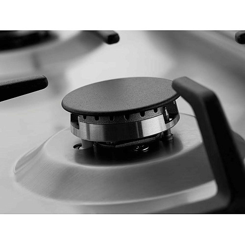 Комплект Hansa (духовка електрична + поверхня газова), чорний+нерж