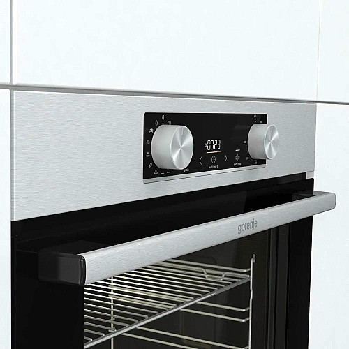 Духова шафа Gorenje електрична, 77л, A+, дисплей, нерж