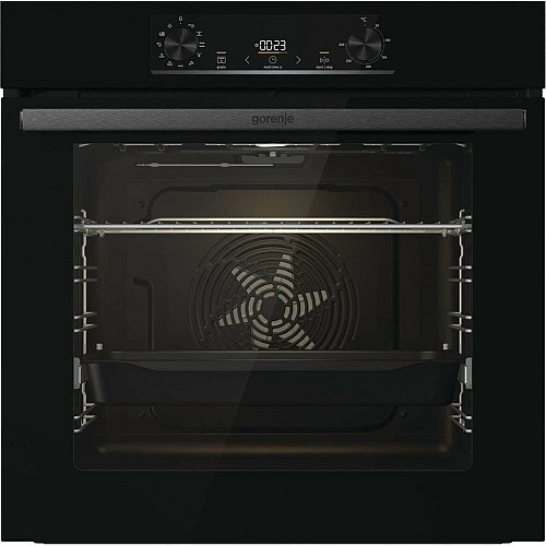 Комплект Gorenje (духовка электрическая BO6735E05B + поверхность газовая на стекле GTW641EB), 743549, черный