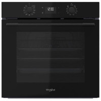 Духова шафа Whirlpool електрична, 71л, A+, дисплей, конвекція, телескопічні напрямні, чорний