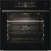 Духова шафа Gorenje електрична, 77л, A+, пара, дисплей, чорний