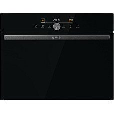 Духова шафа Gorenje електрична компактна, 50л, A+, дисплей, ф-ція мікрохвиль, чорний