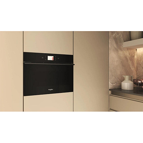 Духова шафа Whirlpool електрична компактна, 53л, дисплей, конвекція, ф-ція мікрохвиль, чорний