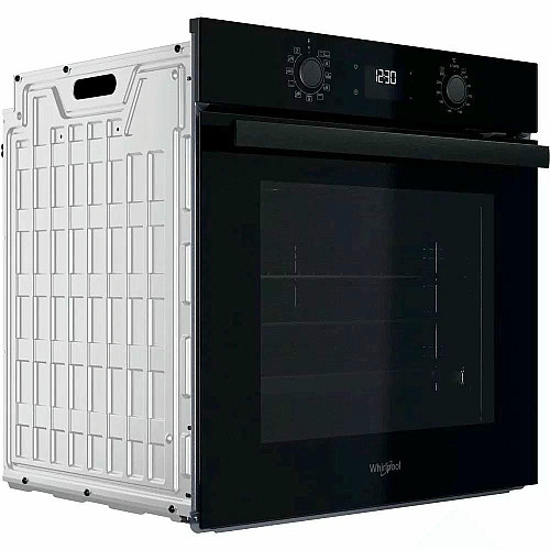 Духовой шкаф Whirlpool электрический, 71л, A+, дисплей, конвекция, телескопические направляющие, черный
