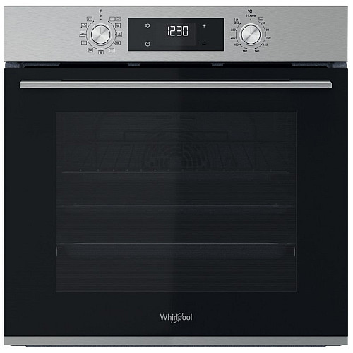 Духова шафа Whirlpool електрична, 71л, A+, дисплей, конвекція, телескопічні напрямні, нерж