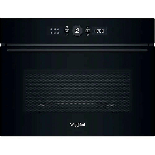 Духовой шкаф Whirlpool электрический компактный, 40л, дисплей, конвекция, ф-ция микроволн, черный
