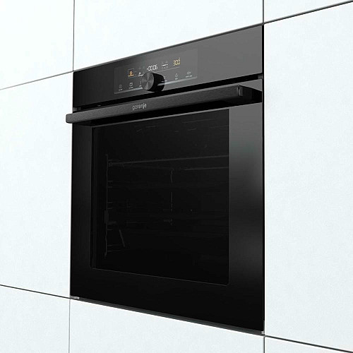 Шкаф Gorenje духовой электрический, 77л, дисплей, пиролиз, A+, черный