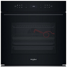 Духова шафа Whirlpool електрична, 73л, A+, дисплей, конвекція, піроліз, телескопічні напрямні, чорний
