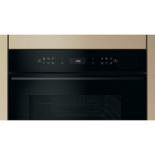 Духова шафа Whirlpool електрична, 73л, A+, дисплей, конвекція, піроліз, телескопічні напрямні, чорний