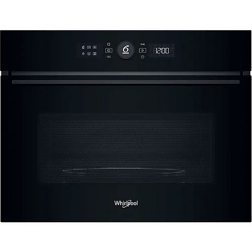 Духовой шкаф Whirlpool электрический компактный, 40л, дисплей, конвекция, ф-ция микроволн, черный